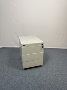 Caisson mobile blanc Majencia à 3 portes