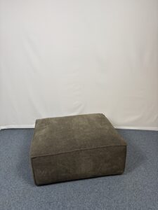 Pouf en tissu vert confortable maison du monde