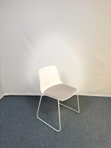 Siège d’accueil Lapalma en plastique blanc