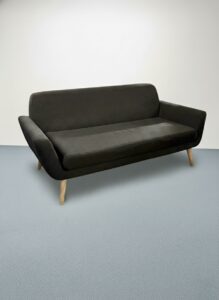 Canapé design softline noir