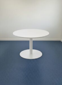 Table ronde blanche Steelcase