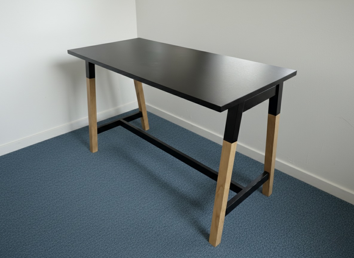 Table haute noir Mdd