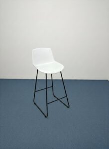 Tabouret blanc de chez Actiu