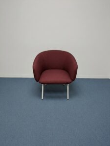 Fauteuil de réunion MDD en tissu confortable
